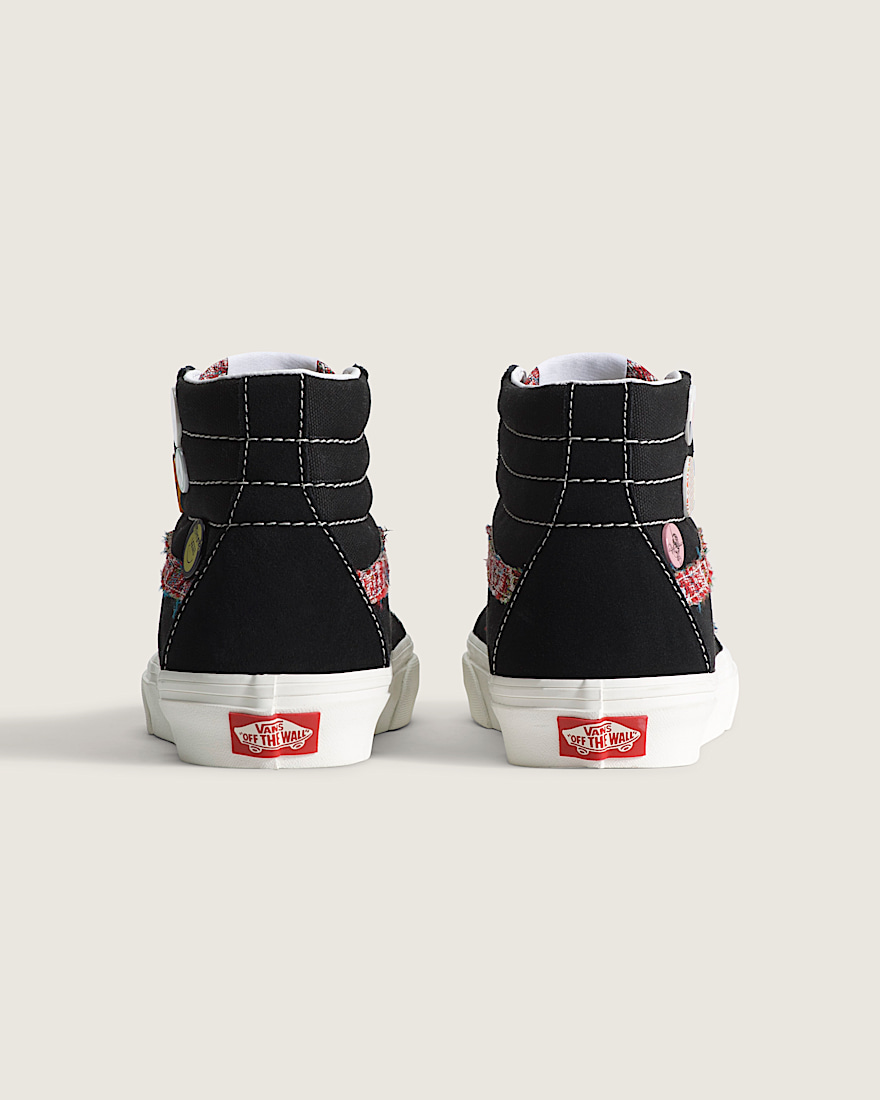 Big Kids Sk8Hi Shoe VANS Black  Marshmallow White ALT3