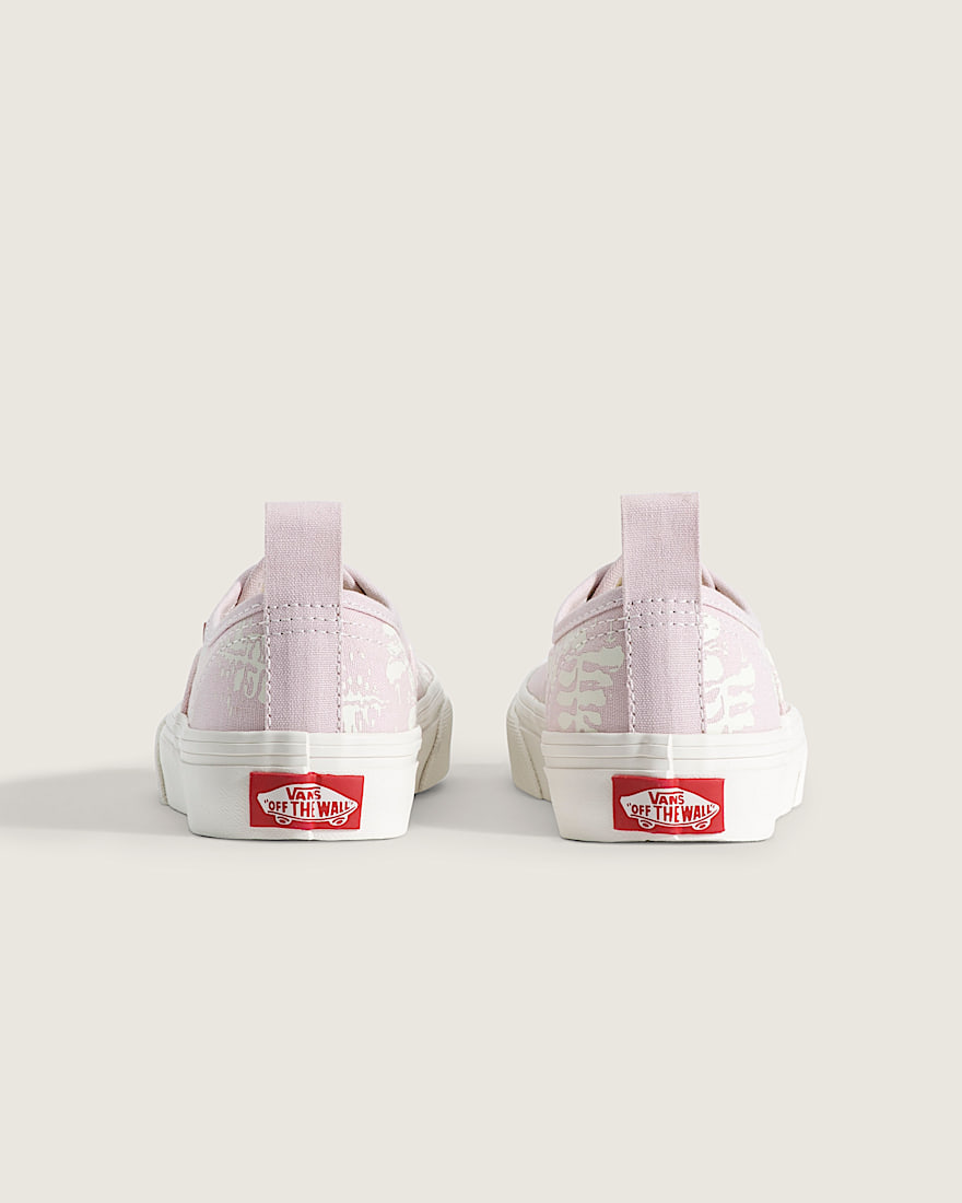 Little Kids Authentic Elastic Lace Shoe VANS Pale Petal Pink ALT3