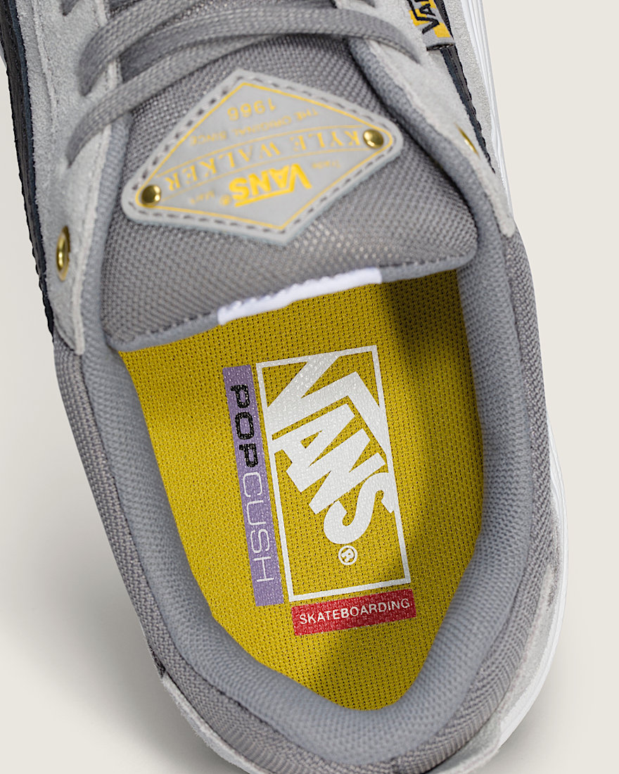 Skate Kyle Walker Wafflecup Shoe VANS Field Daze Silver Pine ALT4
