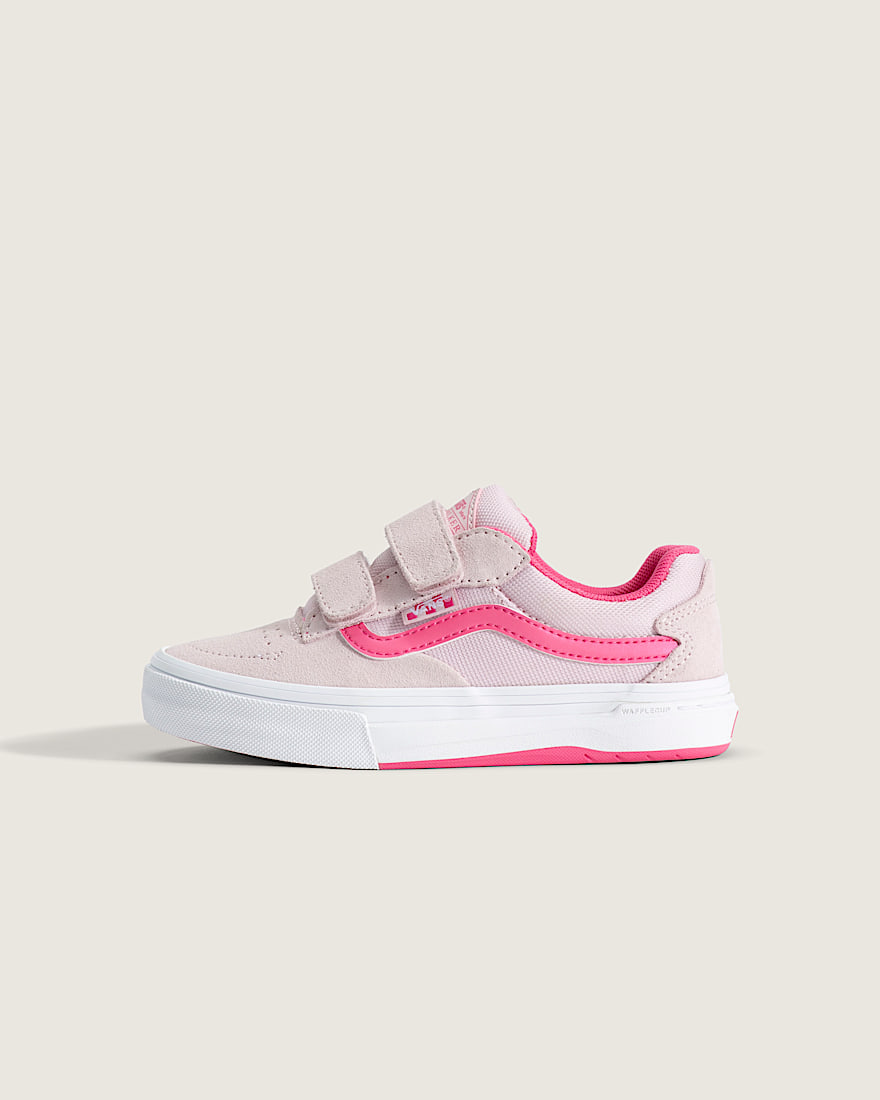 Little Kids Skate Kyle Walker Wafflecup V Shoe VANS Pale Petal Pink HERO
