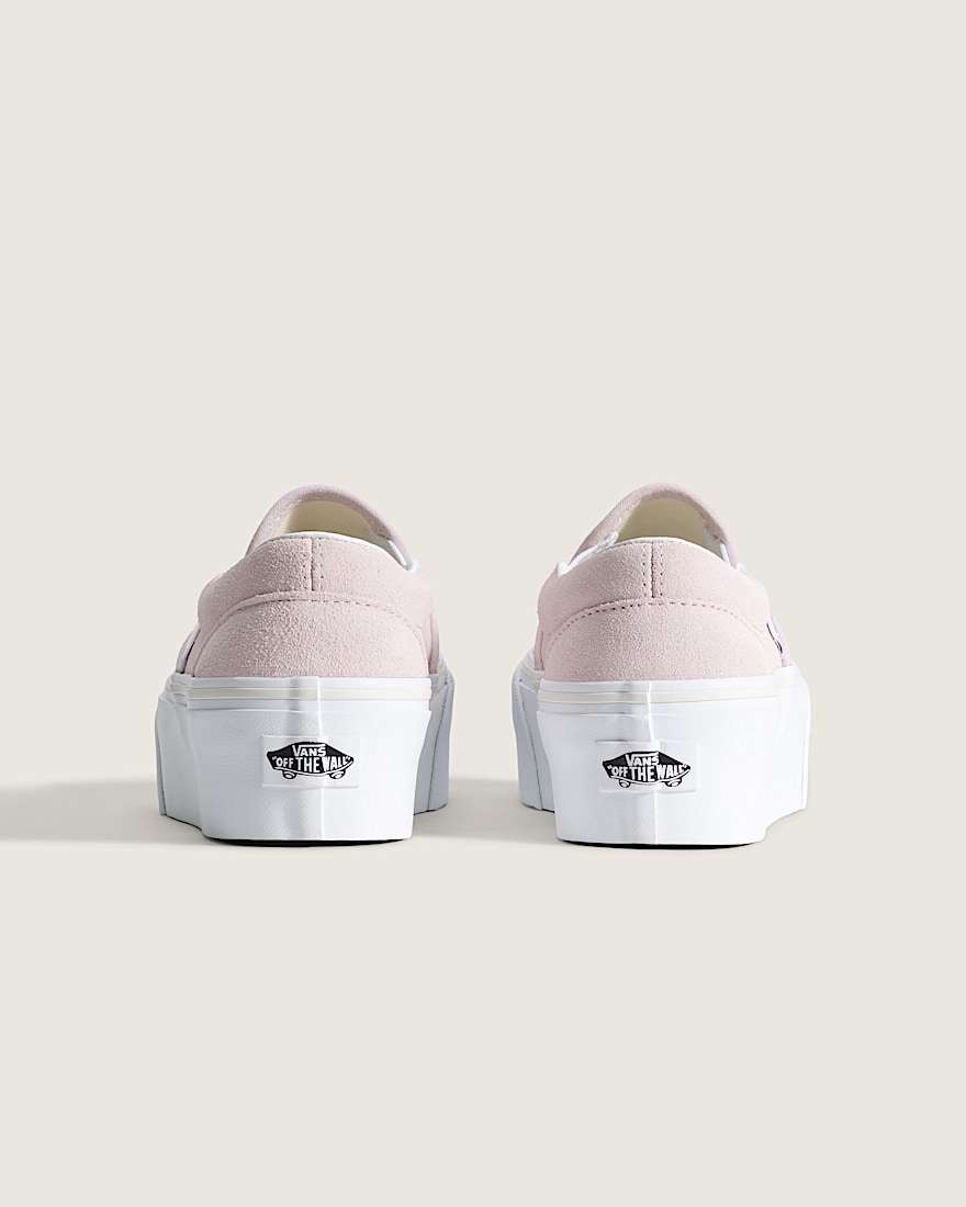 Big Kids Classic SlipOn Platform Shoe VANS Neutrals Pale Petal Pink ALT3