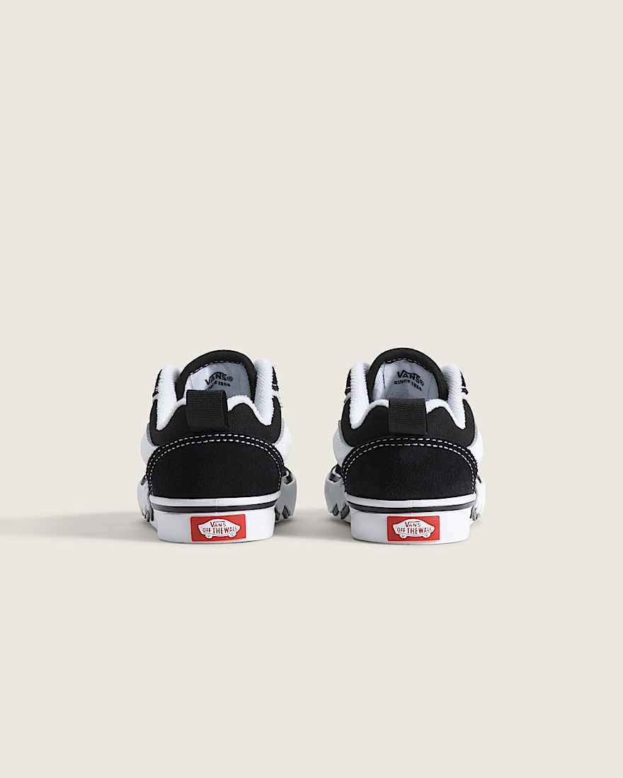 Toddler Knu Skool Shoe VANS Black White ALT3