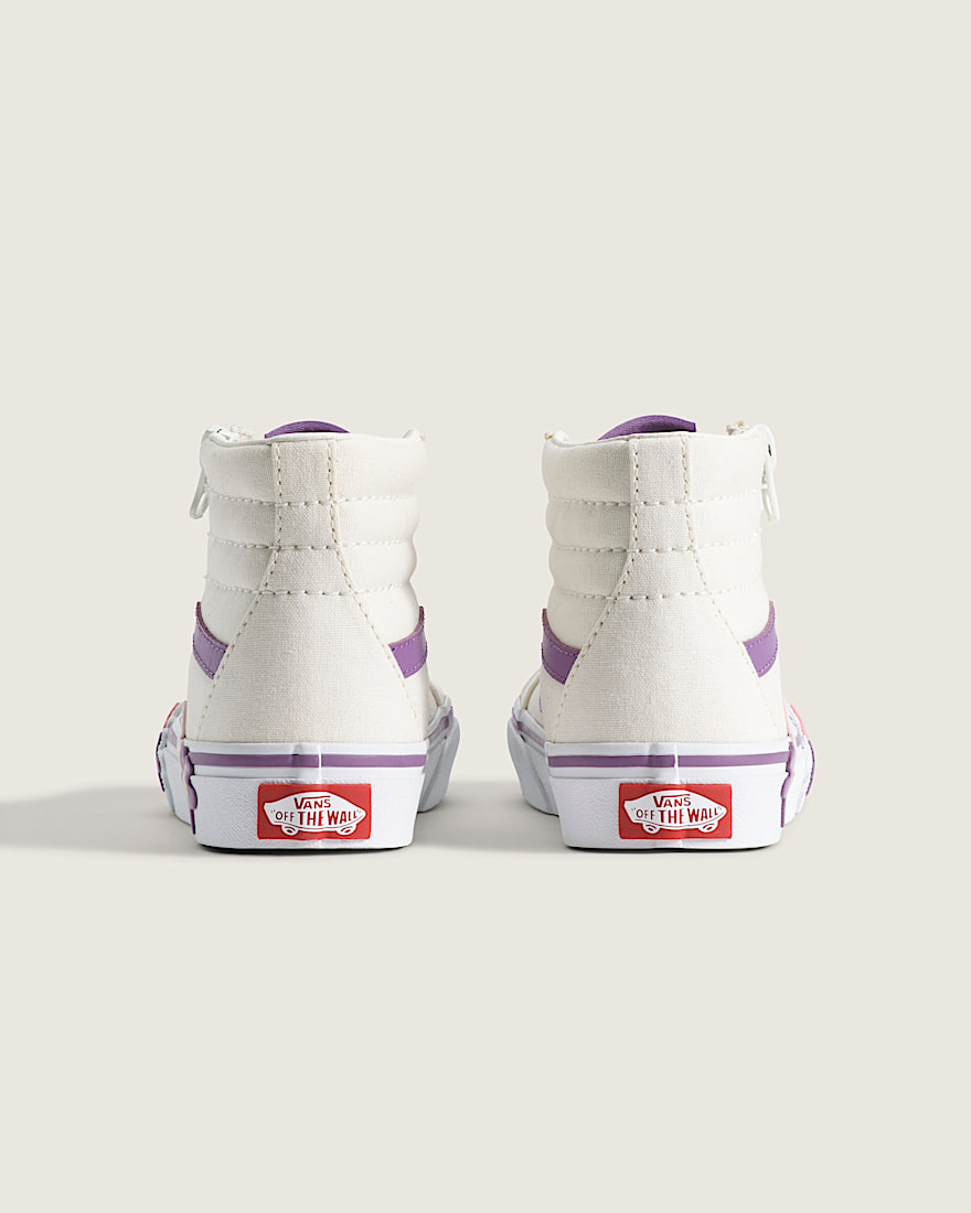 Little Kids Sk8Hi Side Zip Shoe VANS Marshmallow ALT3