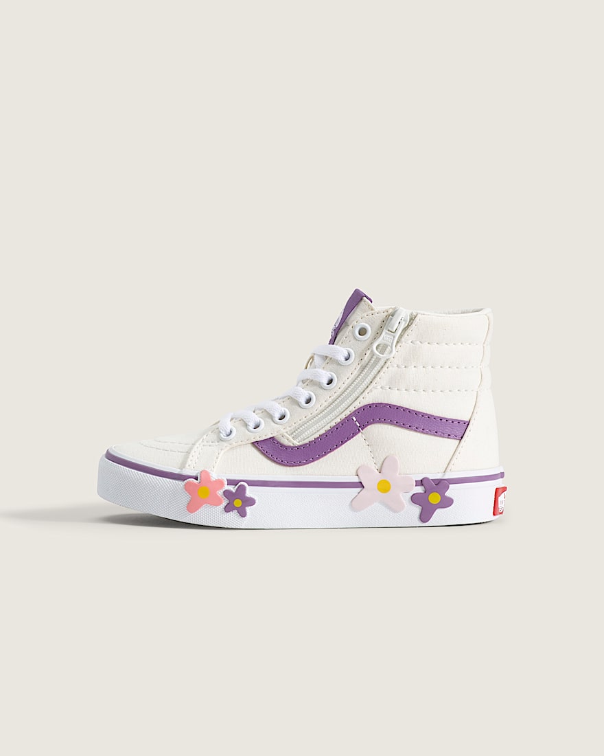 Little Kids Sk8Hi Side Zip Shoe VANS Marshmallow HERO