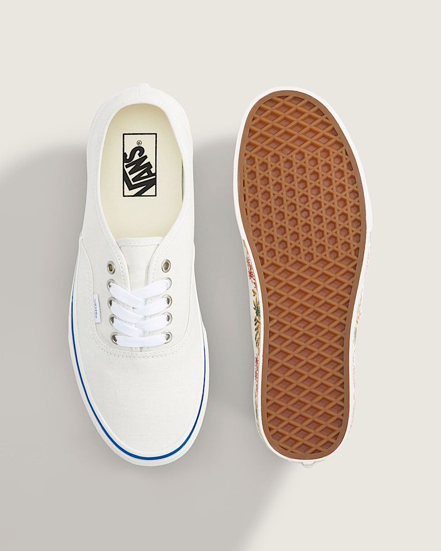 Authentic Shoe VANS Sidewall Print Marshmallow ALT2
