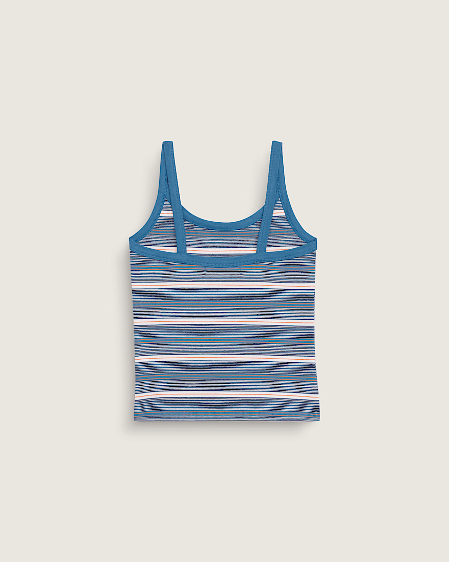 Niki Striped Tank Top VANS Stv Navy Blue ALT1