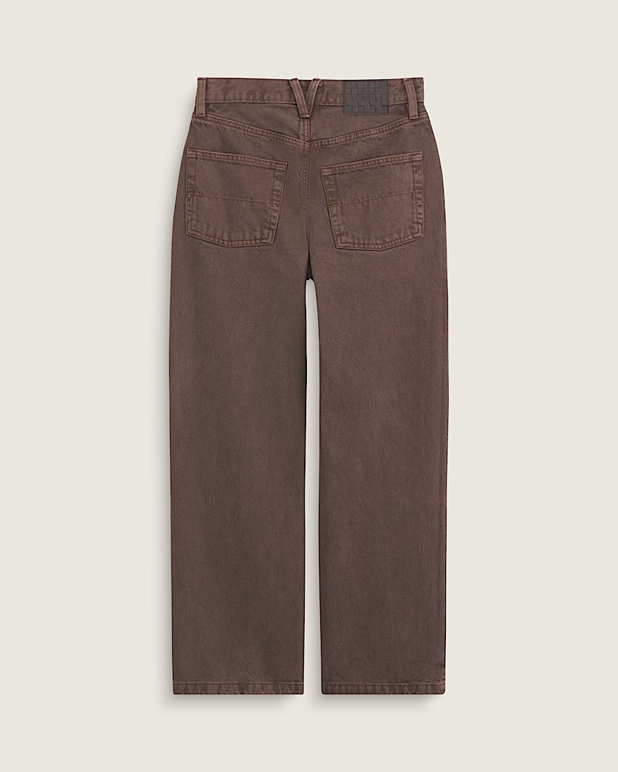 Check5 Mid Rise Straight Pants VANS Dark Brown ALT1