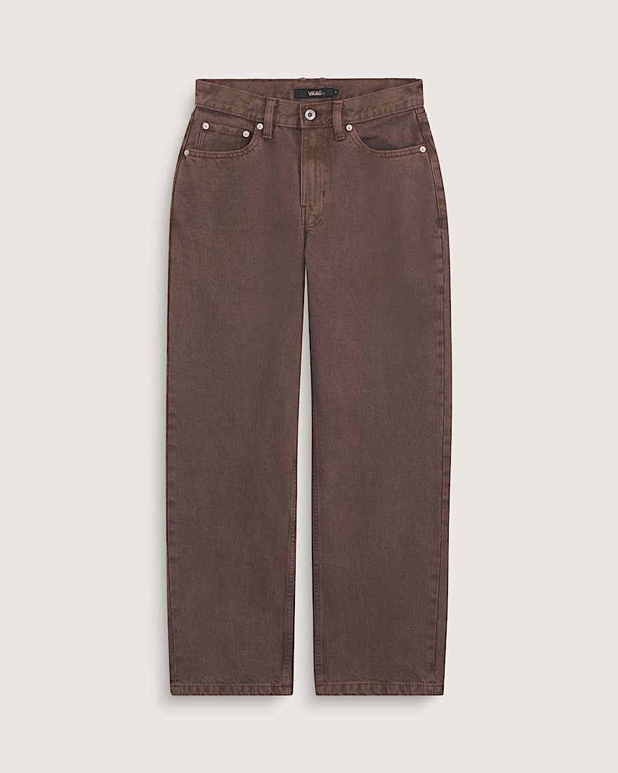Check5 Mid Rise Straight Pants VANS Dark Brown HERO