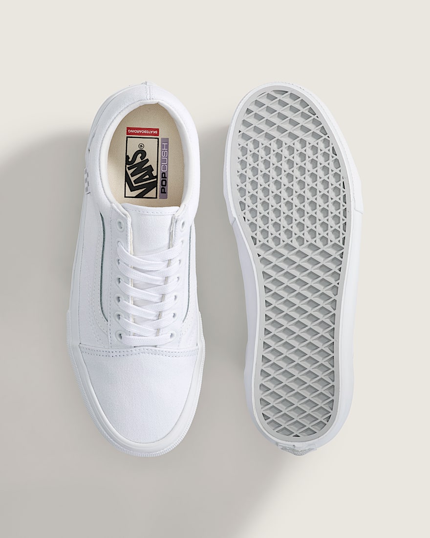 Skate Old Skool Shoe VANS True White ALT2