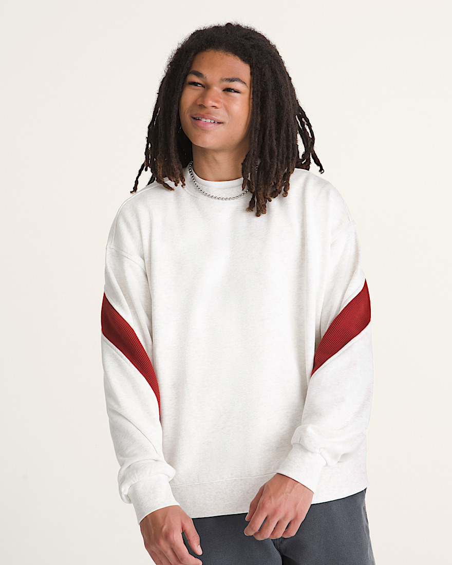 Retro Sport Crewneck Sweatshirt VANS Ash Heather Grey ALT2