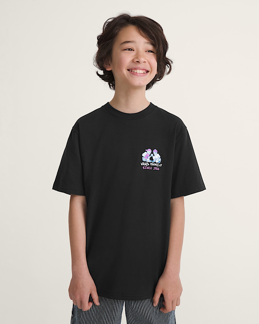 Kids Checker Bros TShirt VANS Black ALT2