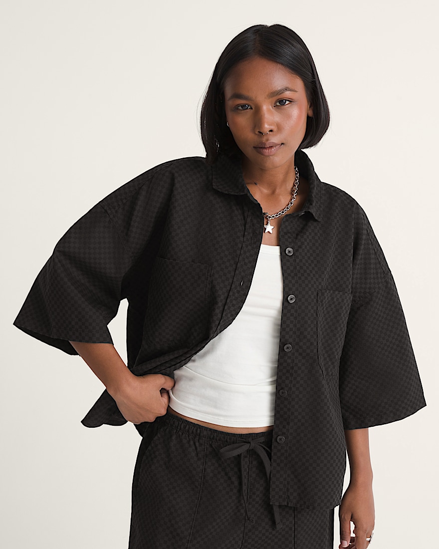 Dewey Shirt VANS Black ALT2