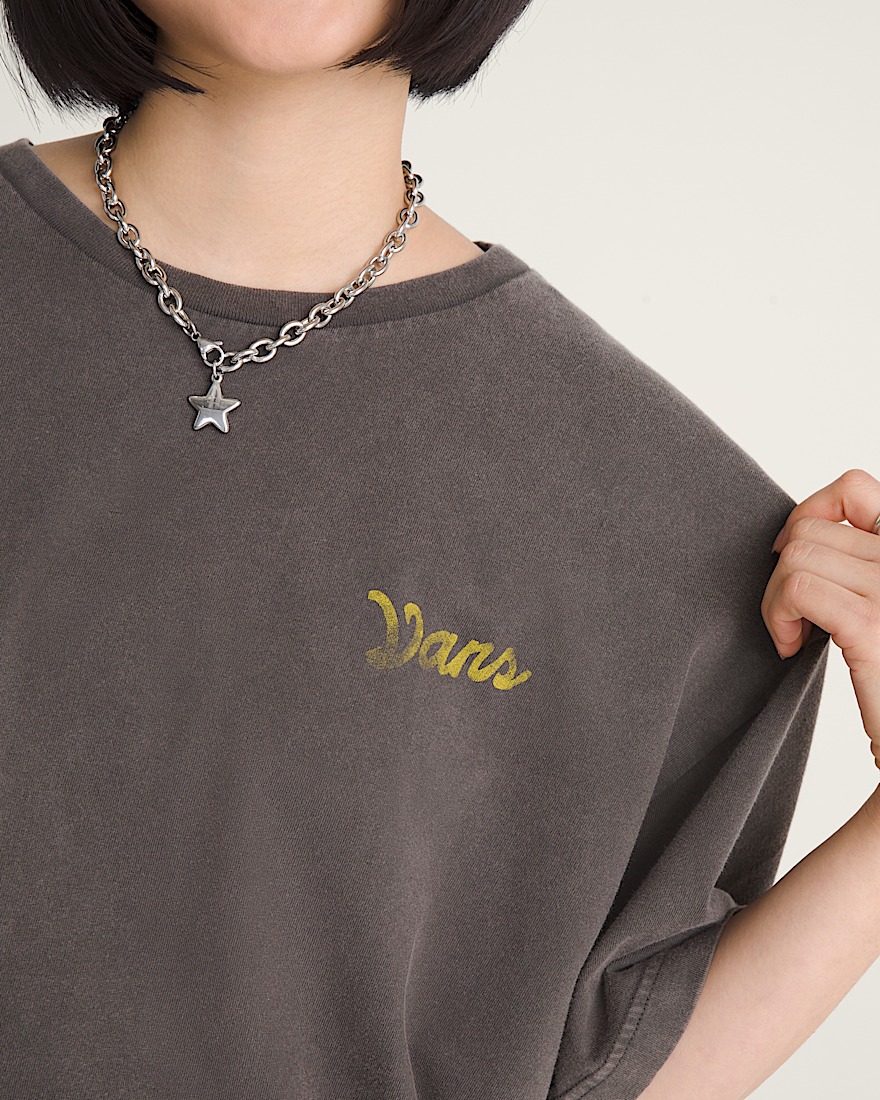 Faded Palms TShirt VANS Faded Black ALT4