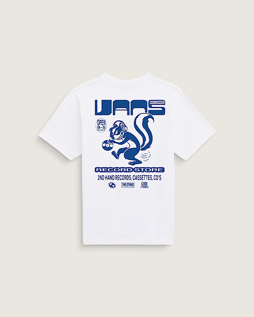 Vans Records TShirt VANS White HERO