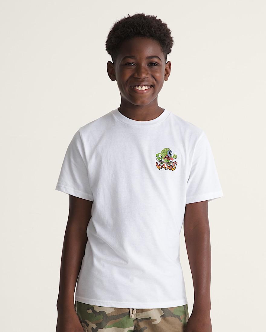 Kids Eye Skate Glow TShirt VANS White ALT2