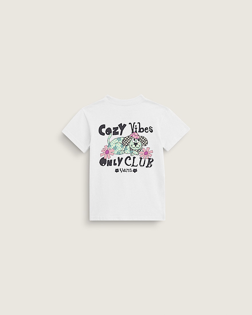 Little Kids Cozy Vibes Only TShirt VANS White HERO