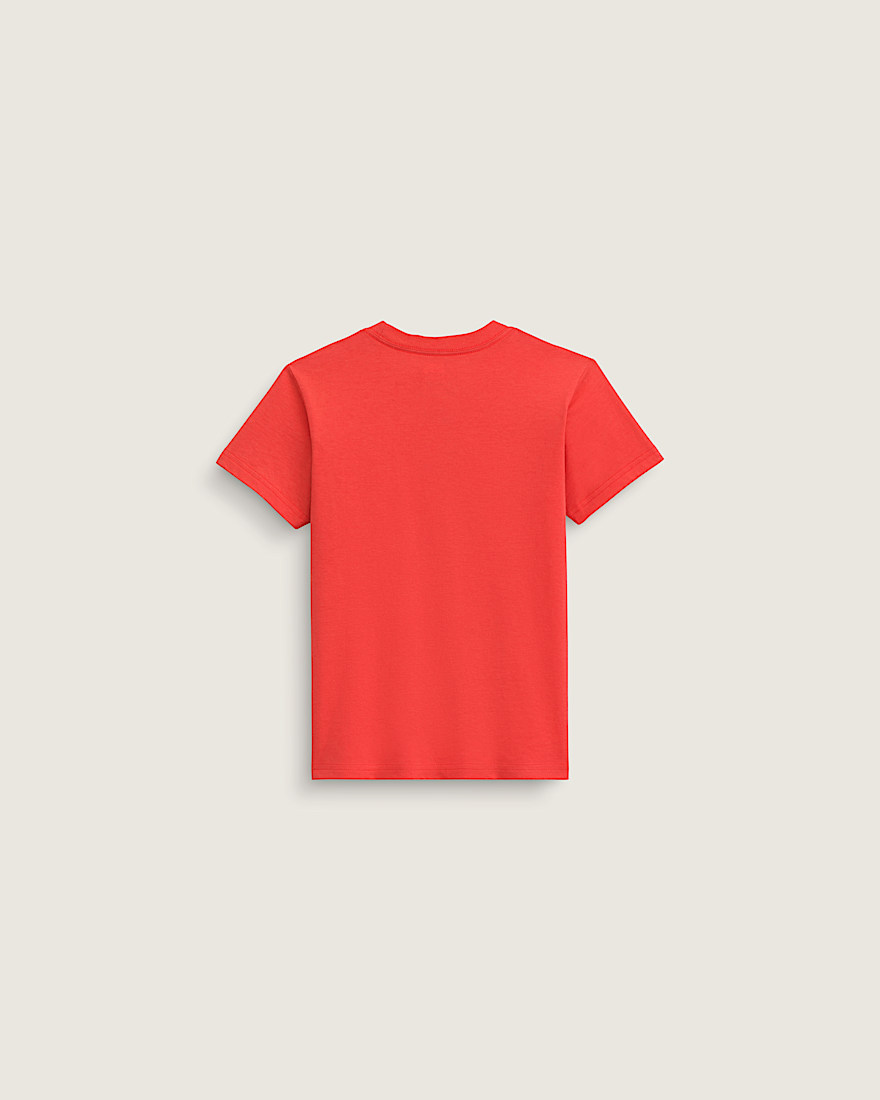 Kids Trash Tricks TShirt VANS Crimson Haze Red ALT1