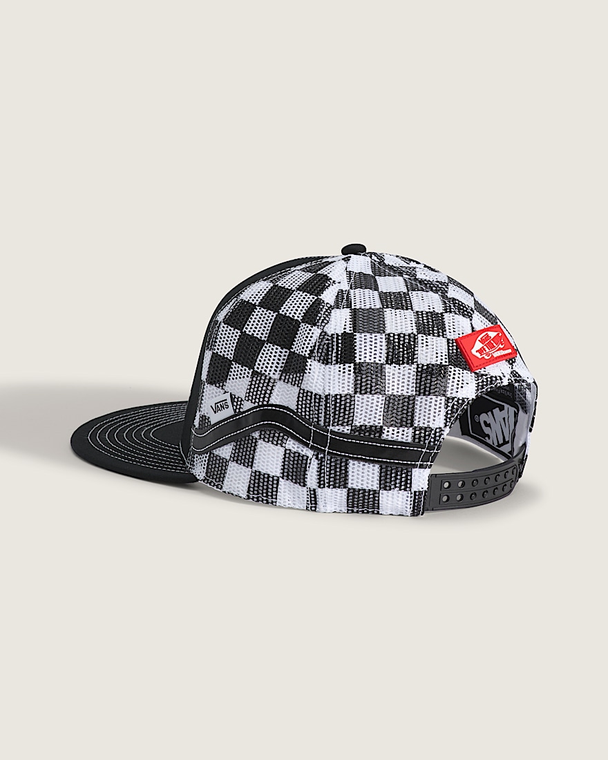 Vans Doren Approved Checkerboard Hat VANS Checkerboard Black ALT2