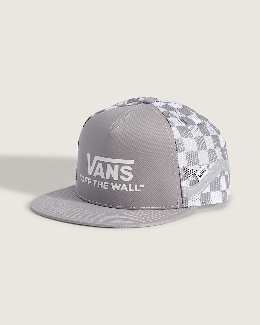 Vans Doren Approved Checkerboard Hat VANS Checkerboard Grey HERO