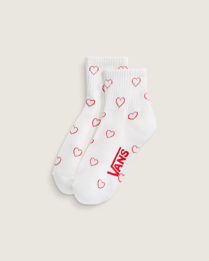 Kids Cordelia Half Crew Socks VANS White HERO