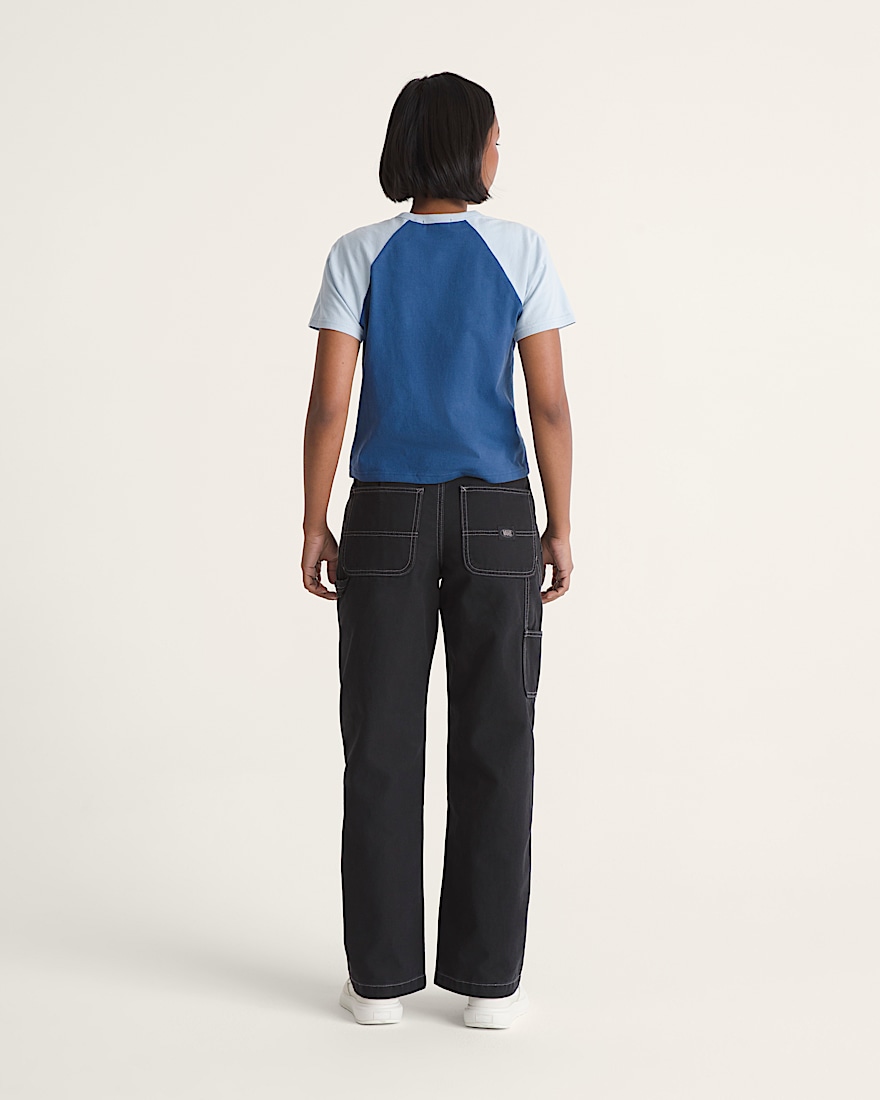 Chore Mid Rise Straight Pants VANS Black ALT4
