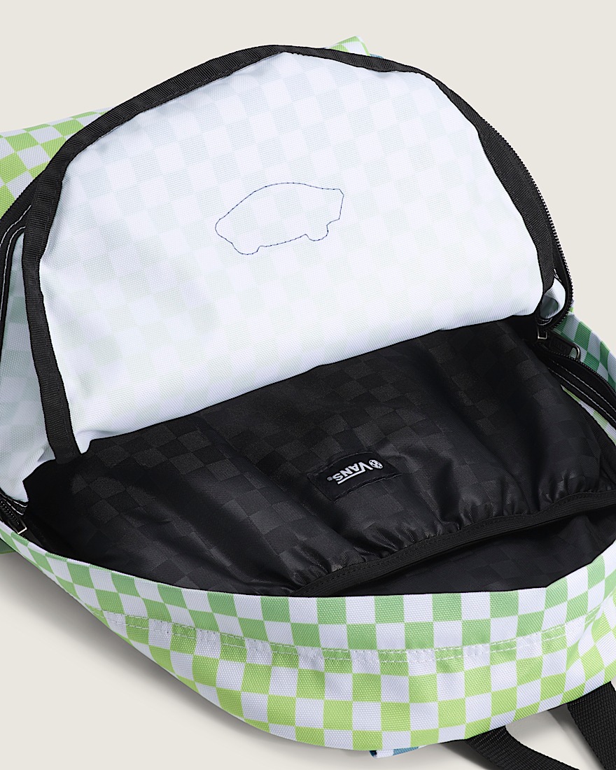 Old Skool Grom Check Backpack VANS True Navy ALT4