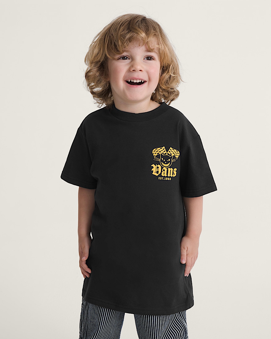 Little Kids Cat Club TShirt VANS Black ALT2