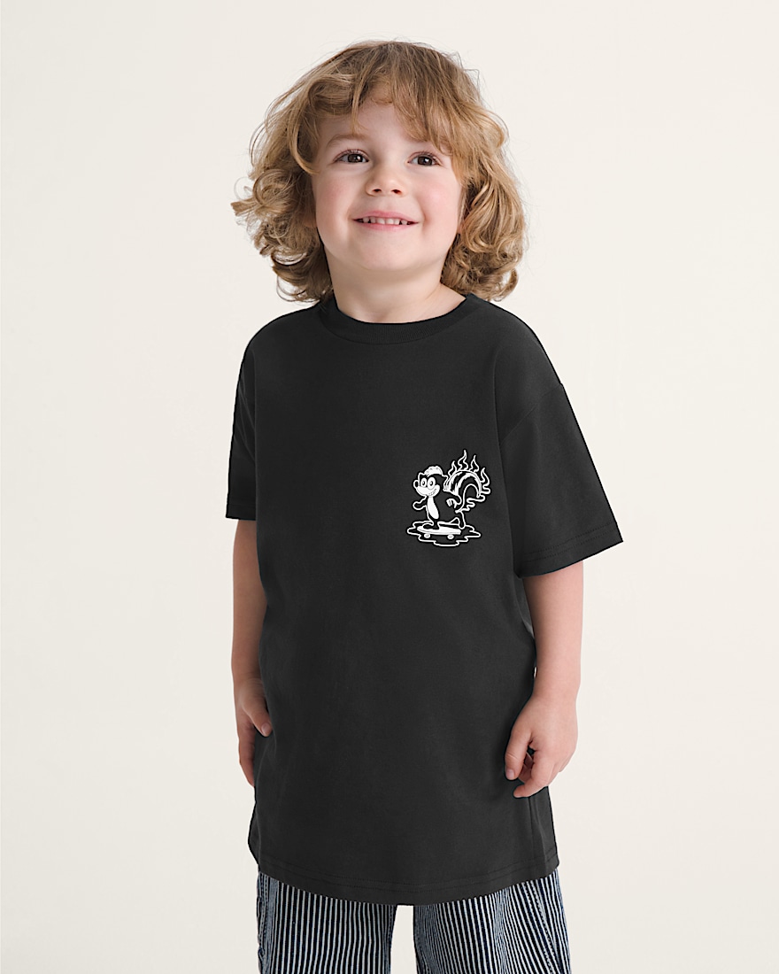 Little Kids Dusters TShirt VANS Black ALT2