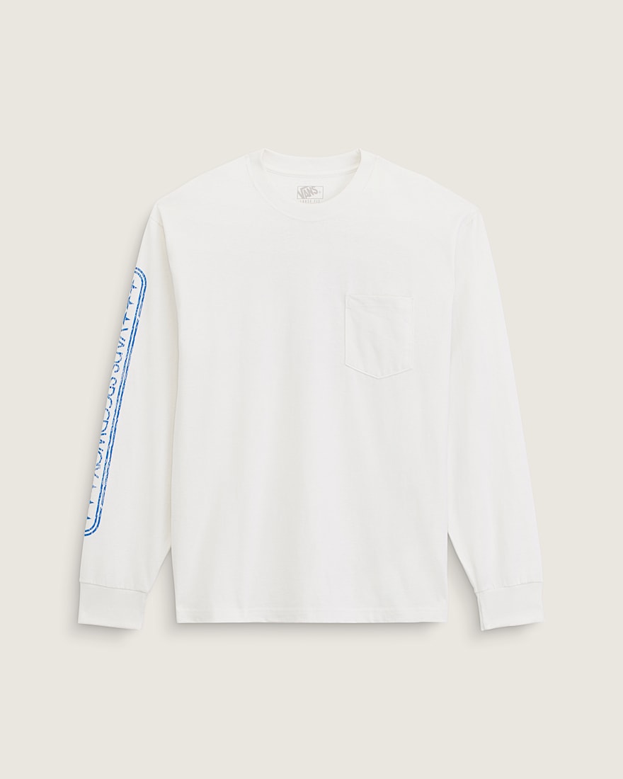 Vans Speedway Long Sleeve TShirt VANS Marshmallow White ALT1