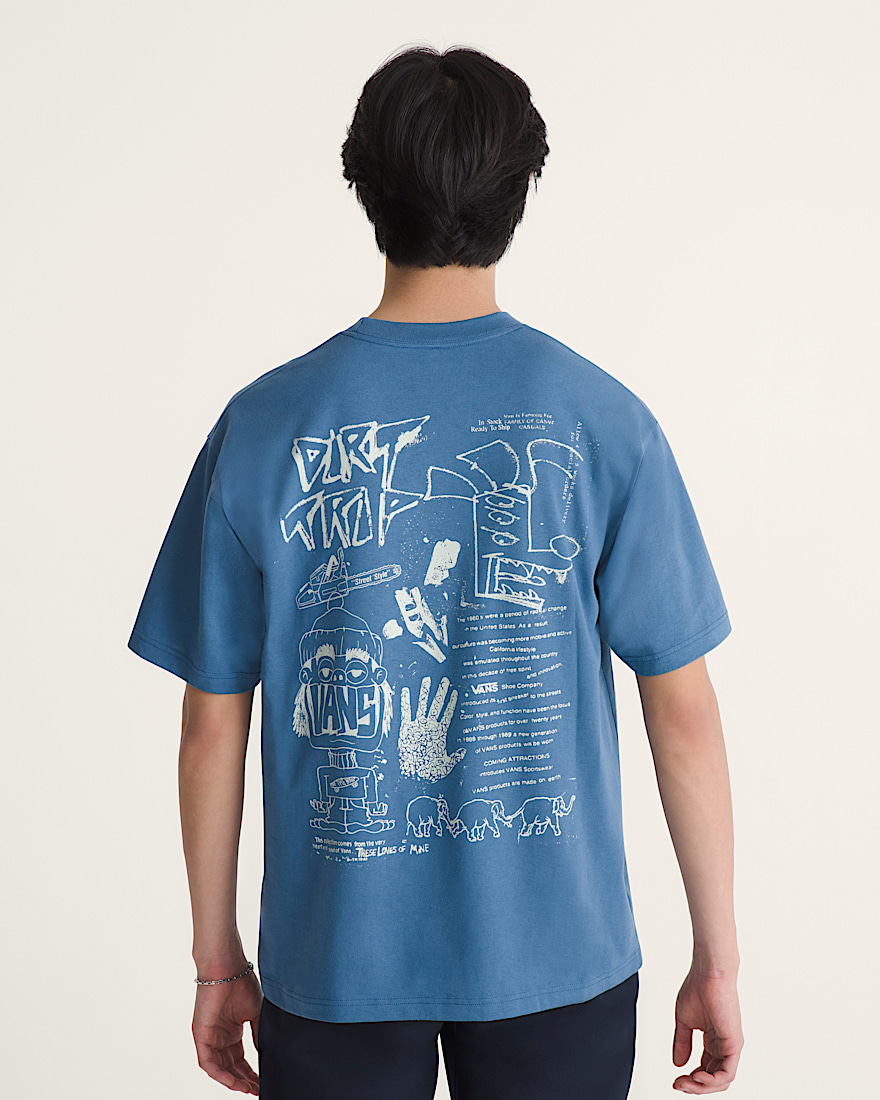 Dirt Trip TShirt VANS True Navy Blue ALT3