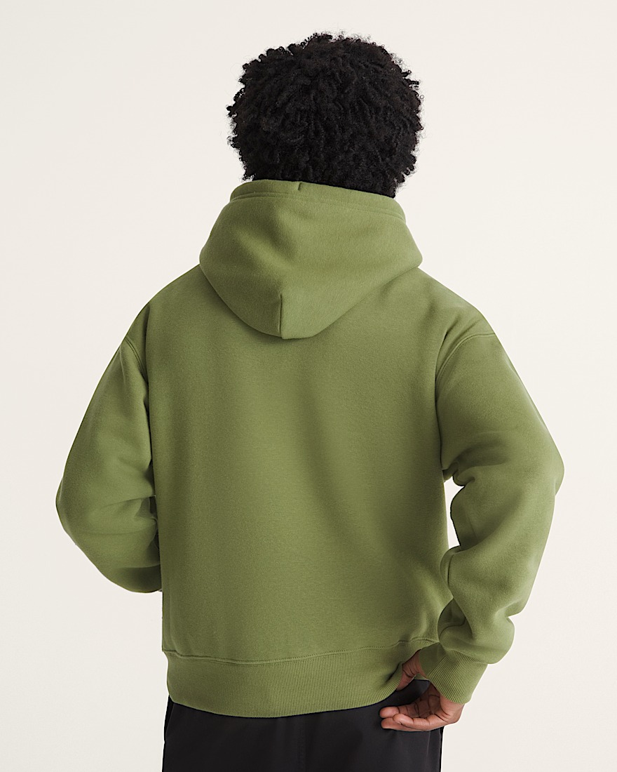 Stretch Logo Pullover Hoodie VANS Green Balsam ALT3