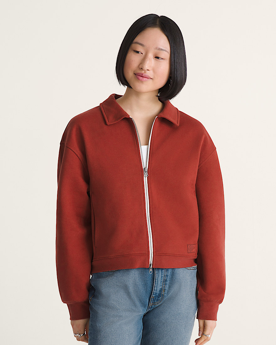 Alanna Fleece Jacket VANS Poppy Ember Red ALT2