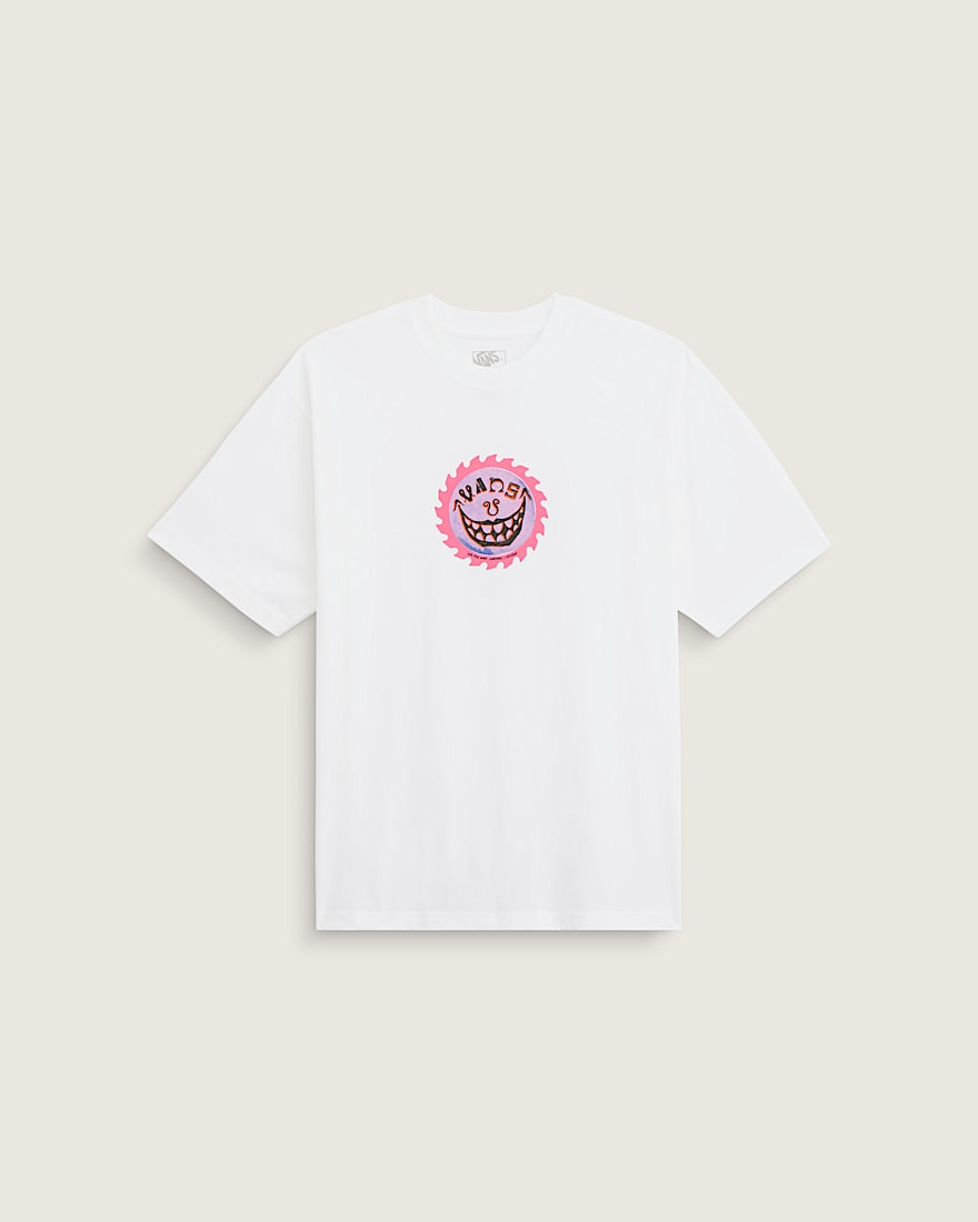Sharp Smile TShirt VANS White HERO