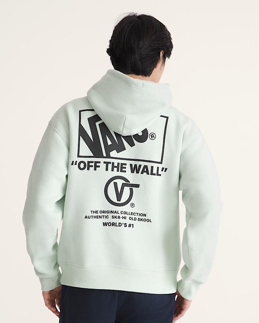 Stacked Hi Pullover Hoodie VANS Dusty Mint Green ALT3
