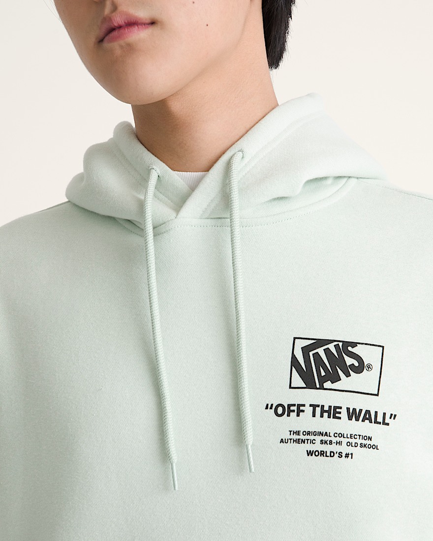 Stacked Hi Pullover Hoodie VANS Dusty Mint Green ALT4