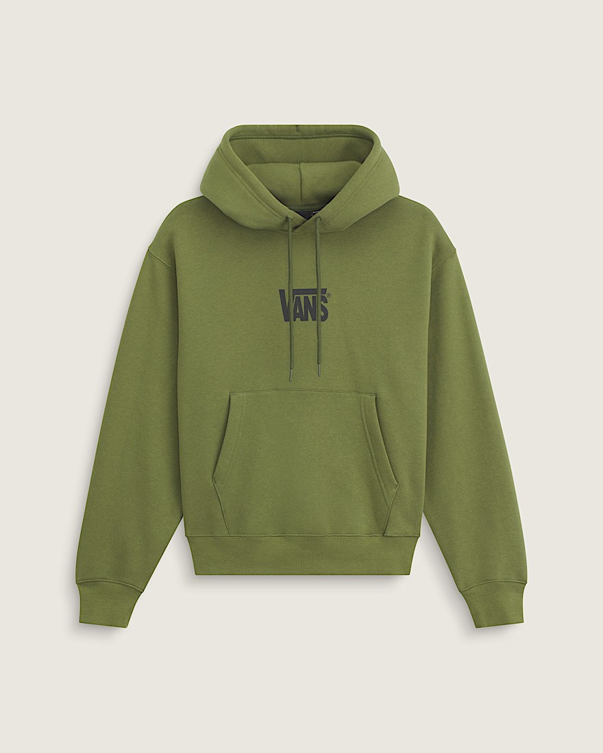 Stretch Logo Pullover Hoodie VANS Green Balsam HERO