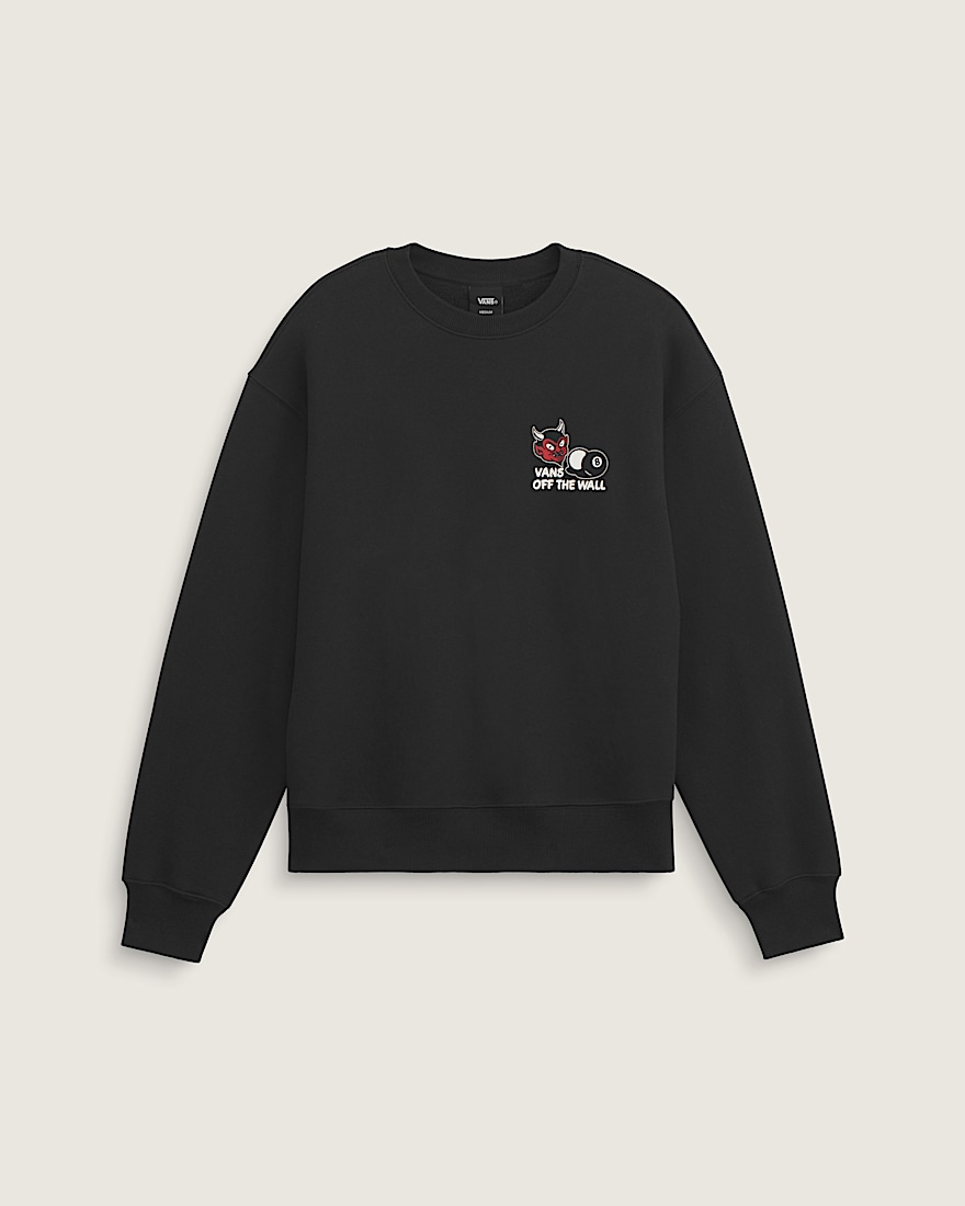 Old Scratch Crew Sweatshirt VANS Black ALT1