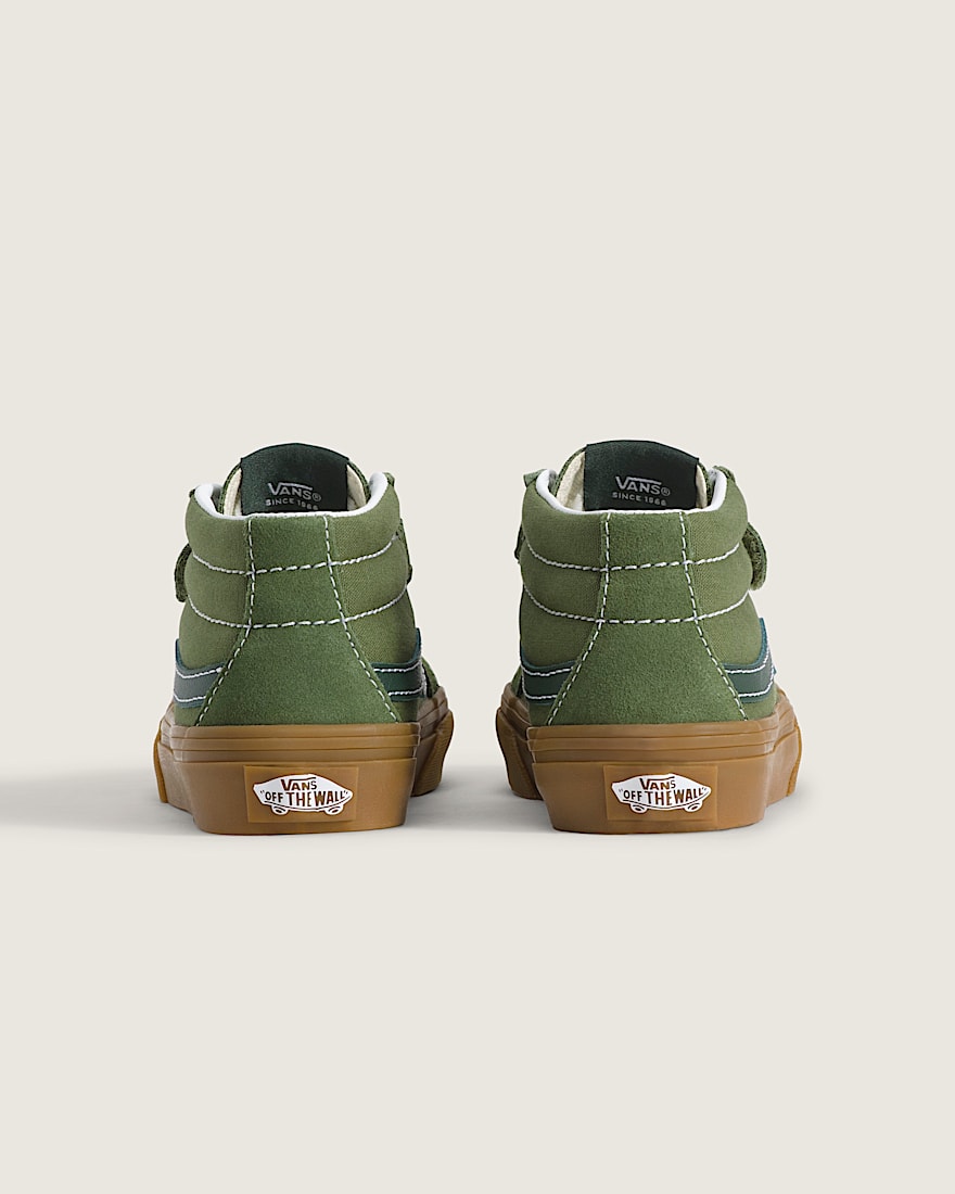 Little Kids Sk8Mid V Shoe VANS Gum Balsam Green ALT3