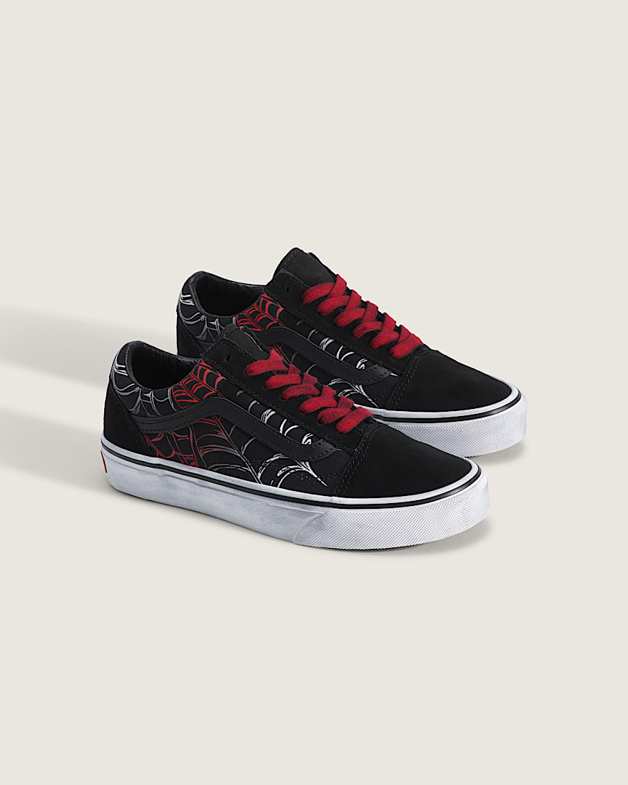 Big Kids Old Skool Halloween Shoe VANS Black ALT1