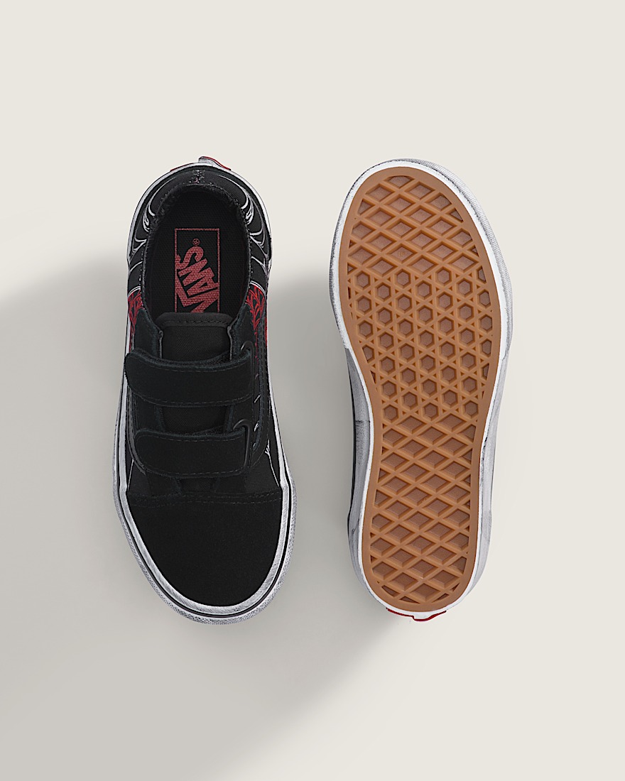 Little Kids Old Skool V Halloween Shoe VANS Black ALT2