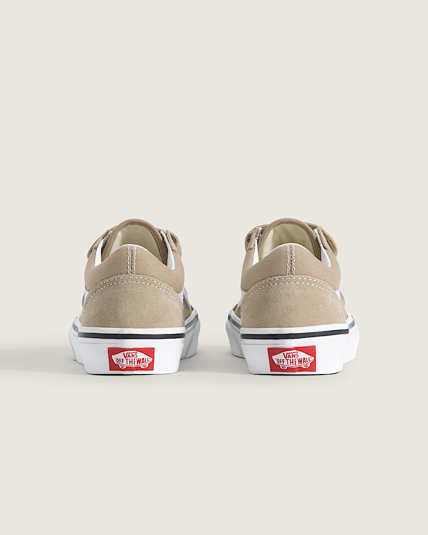 Little Kids Old Skool V Shoe VANS Incense Beige ALT3