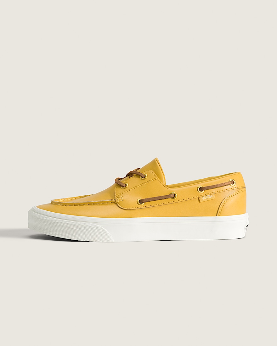 2Eyelet Boat Shoe VANS Spicy Mustard Yellow HERO