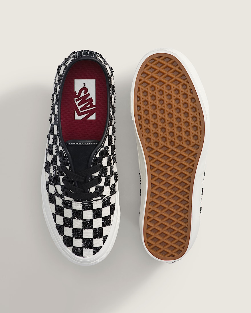 Premium Authentic Shoe VANS Checkerboard Black ALT2