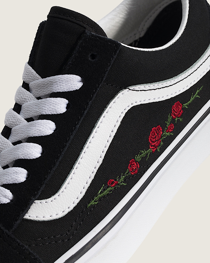 Old Skool Shoe VANS Black Red ALT4