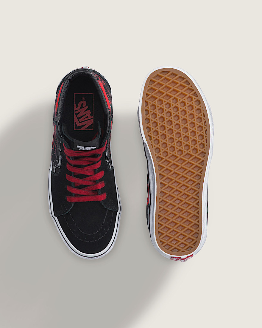 Big Kids Sk8Hi Halloween Shoe VANS Black ALT2