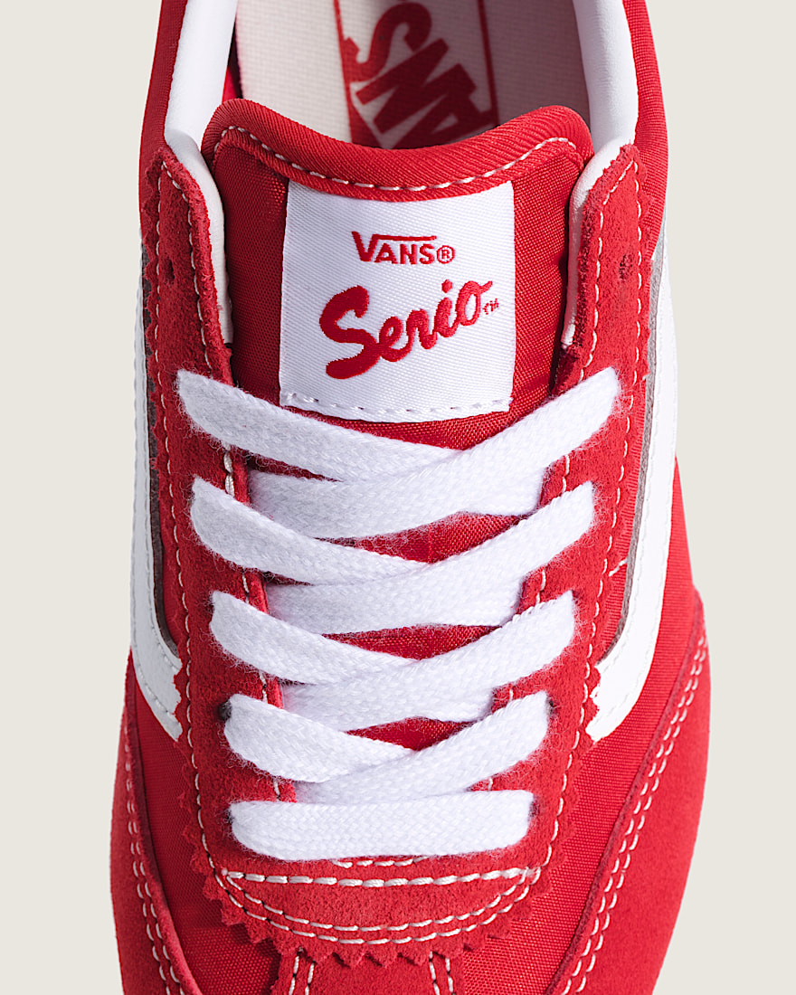 Little Kids Super Lowpro Shoe VANS Racing Red ALT4