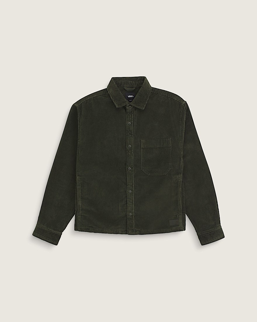 Martinez Overshirt VANS Obsidian Fern Green HERO