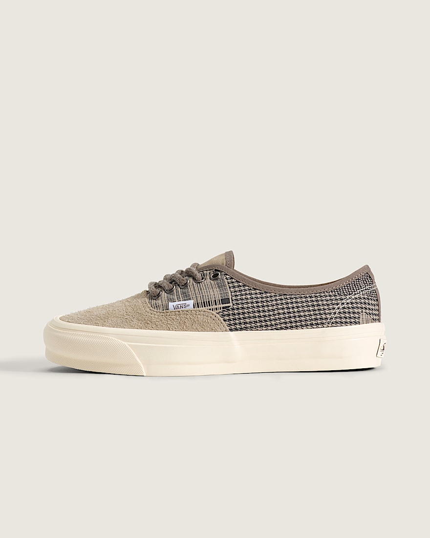 Premium Authentic Shoe VANS Herringbone Brown Black HERO