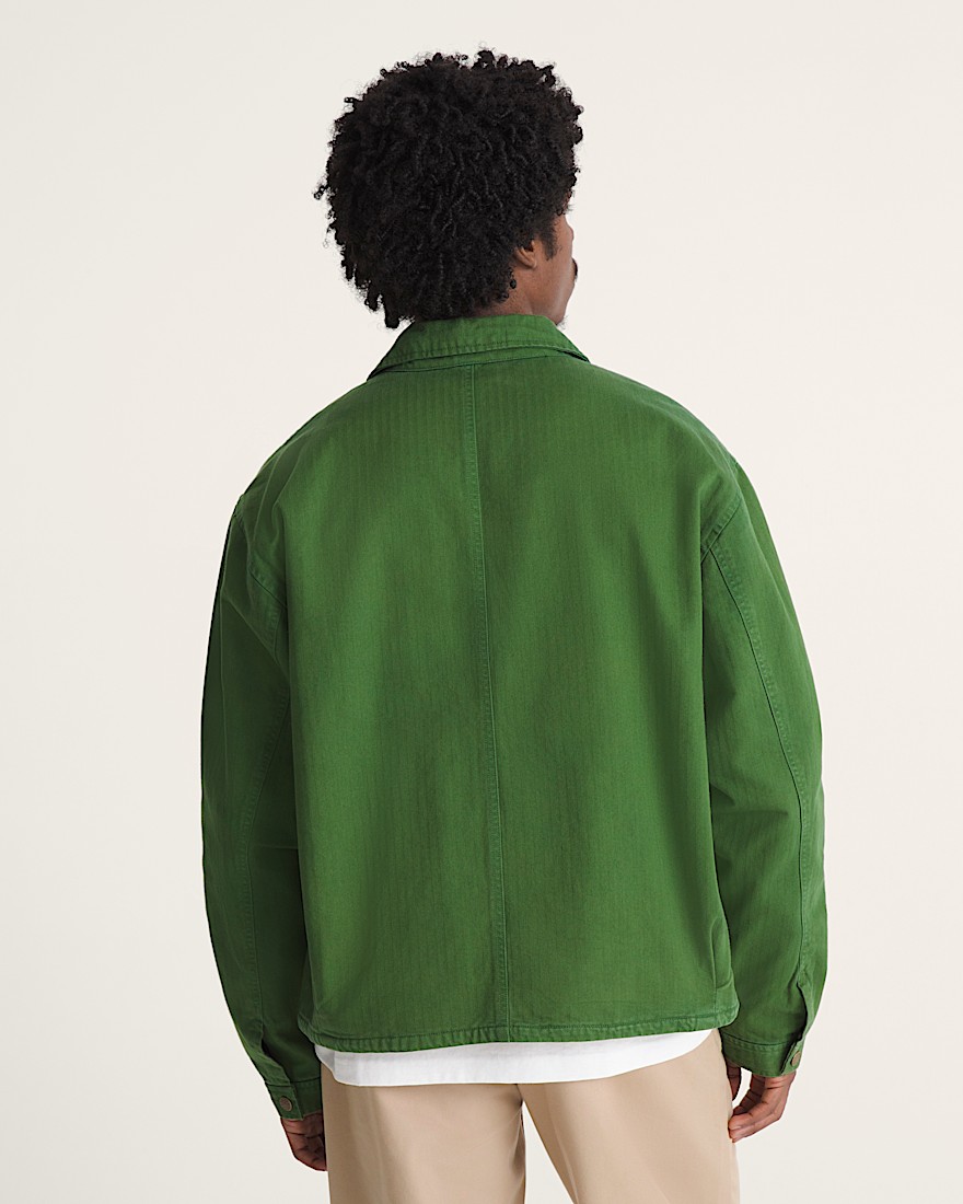 Herringbone Jacket VANS Green Balsam ALT3