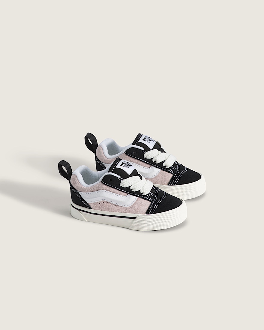 Toddler Knu Skool Shoe VANS Black  Pale Petal Pink ALT1